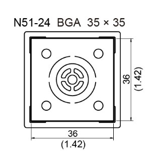 HAKKO NOZZLE,BGA,35 x 35mm,FR-811/810B/810